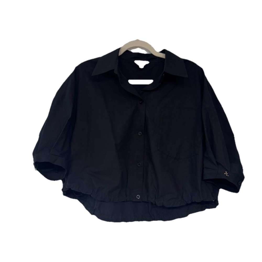 Jovonna London semi cropped adjustable Black Top - Size S